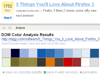 Webpage Color Analyzer